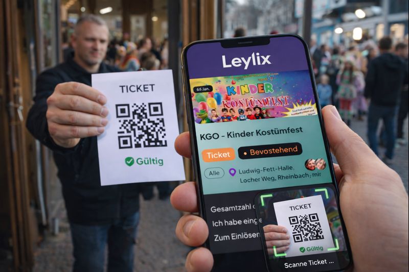 Einlass mit QR-Tickets am Eingang
